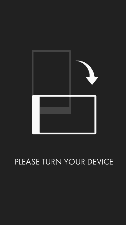 Rotate device to play the Chinese game online
